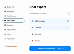 paramètres réseaux sociaux